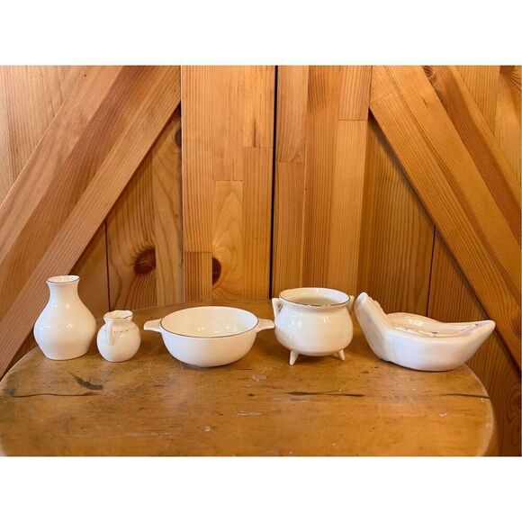 Vintage W.H. Goss Crested China lot of 5 - Picture 3 of 12